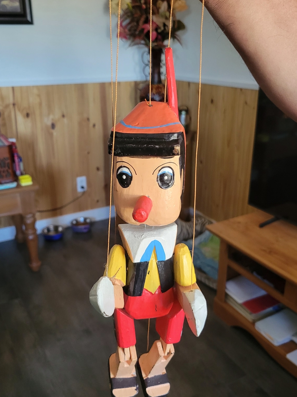 Wooden Puppet Pinocchio.